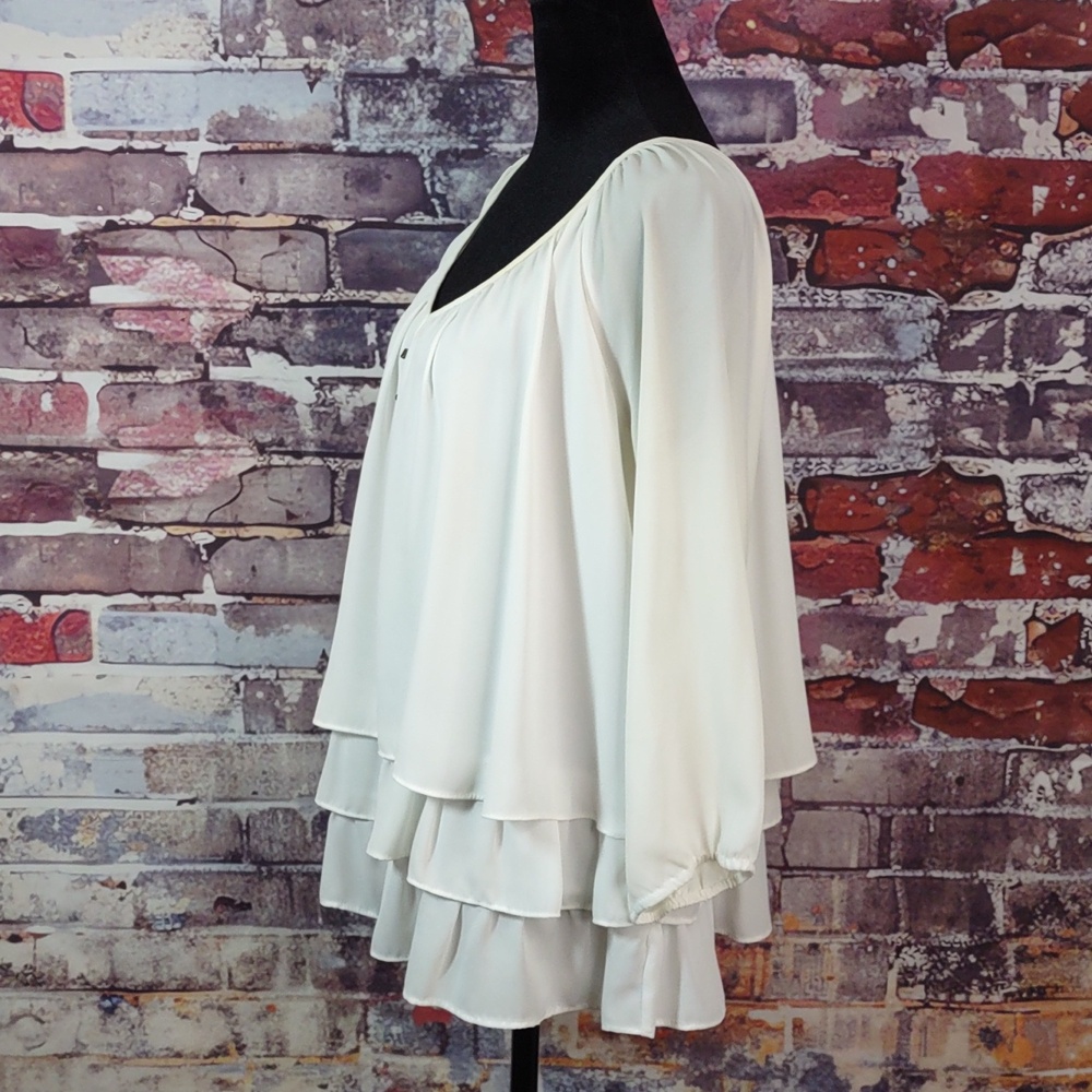 Joseph Ribkoff Peasant Top - Picture 2 of 7